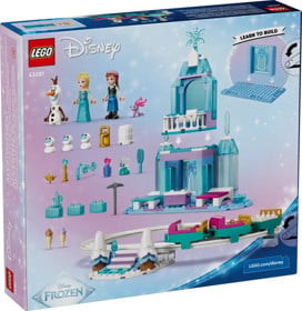 Constructor LEGO Disney Frozen Elsa's Ice Castle and Snowmobile Adventure 43281